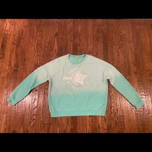 Hombre teal sweatshirt